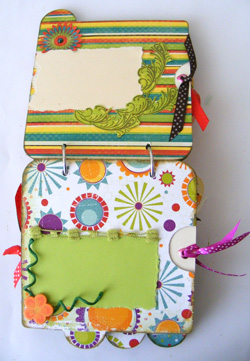 scrapbook album recepteknek