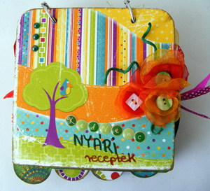 scrapbook album recepteknek