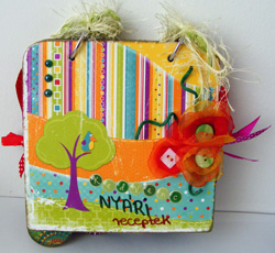 scrapbook album recepteknek